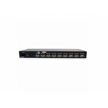SV831DUSBAU | StarTech 8-Port USB VGA KVM Switch with Audio