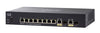 SG350-10P-K9-UK Cisco Small Business SG350-10P Switch L3 Managed 8 x 10/100/1000 (PoE+) + 2 x combo Gigabit SFP desktop PoE+ (62 W)