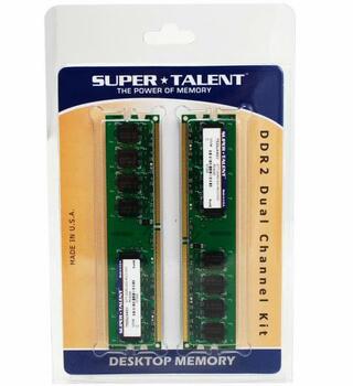 T533UX4GV Super Talent 4GB (2x2GB) DDR2 Non ECC PC2-4200 533Mhz Memory