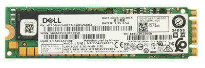 TC2RP Dell 240GB SATA M.2 2280 6Gbps 2.5-inch Solid State Drive for BOSS Cards