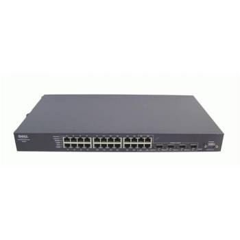 UJ371 Dell PowerConnect 5324 24-Ports 10/100/1000 + 4 x Shared SFP Gigabit Ethernet Switch