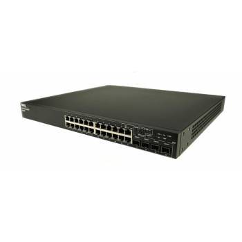 UU687 Dell PowerConnect 6224P 24-Port Layer 3 Gigabit PoE Switch with Rack Ears