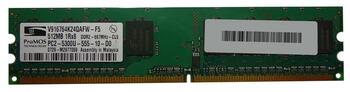 V916764K24QAFW-F5 ProMOS 512MB DDR2 Non ECC PC2-5300 667Mhz Memory