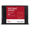 WDS400T1R0A Western Digital Red SA500 NAS 4TB TLC SATA 6Gbps 2.5-inch Solid State Drive