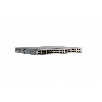 WS-C3750-48PS-E Cisco 48-Port 10/100/1000 (PoE) Layer-3 Managed Stackable Gigabit Ethernet Switch with 4 SFP Ports