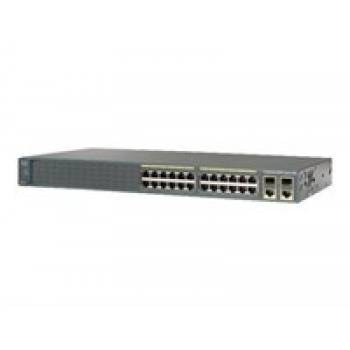 WS-C2960+24PC-S | Cisco Catalyst 2960 Plus 24 10/100 PoE + 2 T/SFP LAN Lite