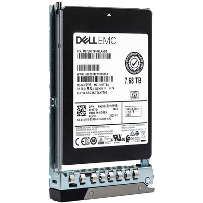 Y86PW Dell 7.68TB TLC SATA 6Gbps Read Intensive 2.5-inch Solid State Drive
