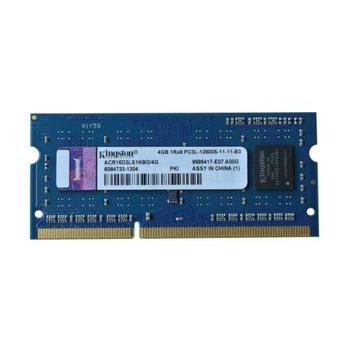 9995417-E07.A00G Kingston 4GB DDR3 SoDimm Non ECC PC3-12800 1600Mhz 1Rx8 Memory