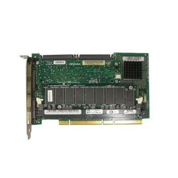 047JFR Dell PERC 3/DC 128MB Cache Ultra-160 SCSI LVD Dual Channel PCI-X RAID Controller Card for PowerEdge 4400