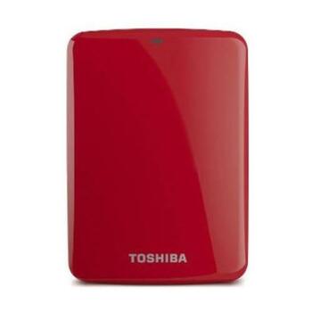 HDTC707XR3A1 | Toshiba Canvio Connect 750GB 5400RPM USB 3.0 8MB Cache External Hard Drive (Red)