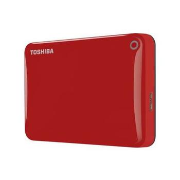 HDTC805ER3AA | Toshiba Canvio Connect II 500GB 5400RPM USB 3.0 8MB Cache 2.5-inch External Hard Drive (Red)