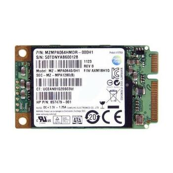 657479-001 | HP 64GB MLC SATA 3Gbps mSATA Solid State Drive