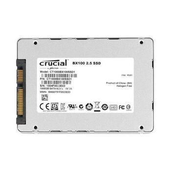 CT1000BX100SSD1 | Crucial BX100 Series 1TB MLC SATA 6Gbps 2.5-inch Internal Solid State Drive
