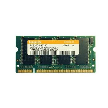 HYMD564M646A6-D43 Hynix 512MB DDR SoDimm Non ECC PC-3200 400Mhz Memory