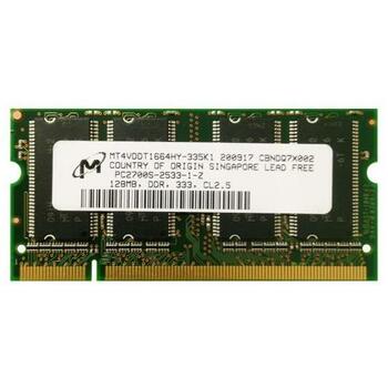 MT4VDDT1664HY-335K1 Micron 128MB DDR SoDimm Non ECC PC-2700 333Mhz Memory