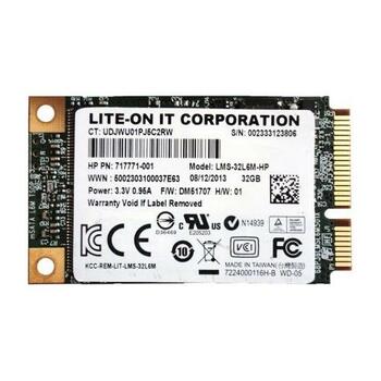 717771-001 | HP 32GB MLC SATA 6Gbps mSATA Internal Solid State Drive