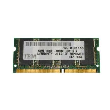 01K1153 IBM 128MB SODIMM Non Parity PC 66 66Mhz Memory