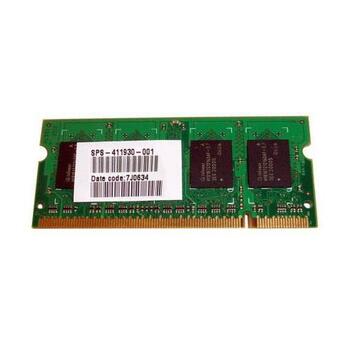 411930-001 | Compaq 512MB DDR2 SoDimm Non ECC PC2-3200 400Mhz Memory