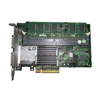 341-5899 Dell PERC 6/e SAS 3Gbps Dual Channel PCI Express 1.0 x4 0/1/5/6/10/50/60 RAID Controllar Card for PowerEdge 2950 Server