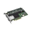 J155F Dell PERC 6/E 512MB Cache 8-Port SAS 3Gbps Dual Channel PCI Express 1.0 x8 RAID Controller Card