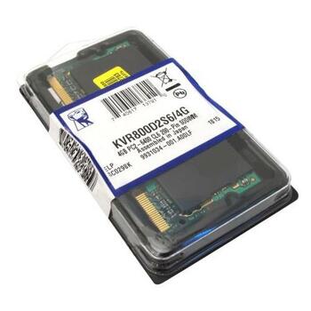 KVR800D2S6/4G | Kingston 4GB DDR2 SoDimm Non ECC PC2-6400 800Mhz Memory