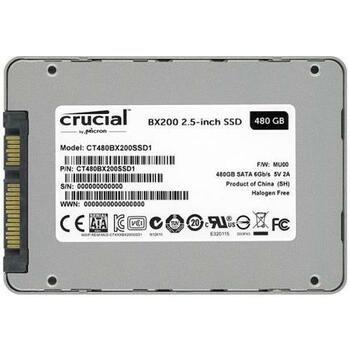 CT480BX200SSD1 | Crucial BX200 Series 480GB TLC SATA 6Gbps 2.5-inch Internal Solid State Drive